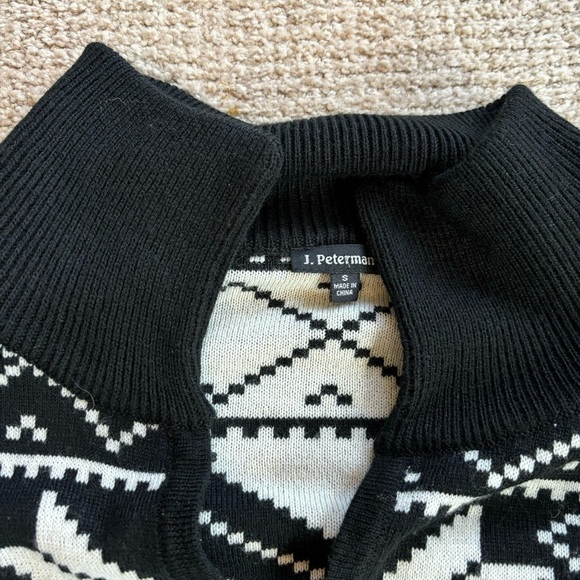 J Peterman Fair Isle Cardigan Sweater - size S - Picture 3 of 11